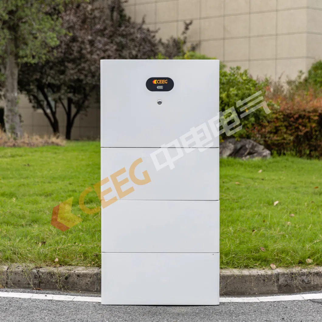 Ceeg Hot Sale 10.24kwh Lithium Battery Rechargeable Storage Battery Solar Energy Storage Solution