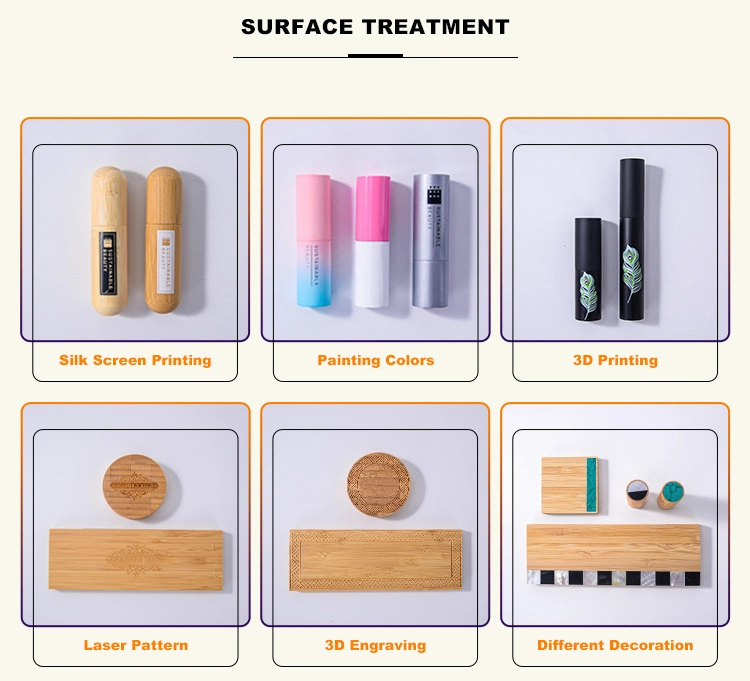 Manufacturers Magnetic Large Biodegradable Reusable Bamboo Empty Cosmetic Packaging