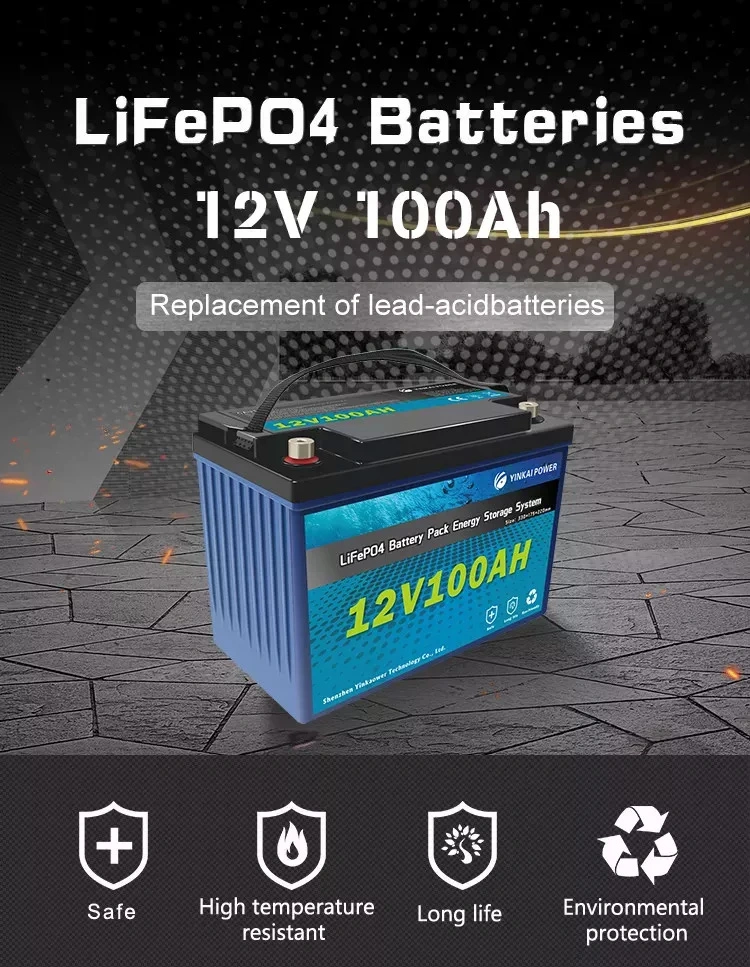 High Capacity 12V 200ah LiFePO4 Battery Cell for Golf Cart Baterias De Litio Deep Cycle Prismatic Lithium Iron Phosphate Battery