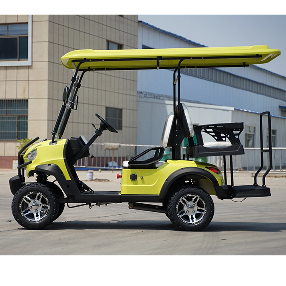 Battery Powered 2 4 6 Passenger Seats Electric Utility Cargo Golf Cart Truck with Long Range