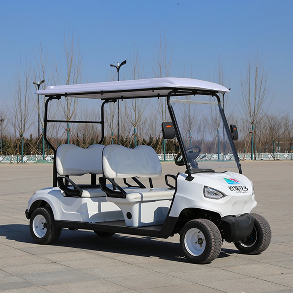 Battery Powered 2 4 6 Passenger Seats Electric Utility Cargo Golf Cart Truck with Long Range