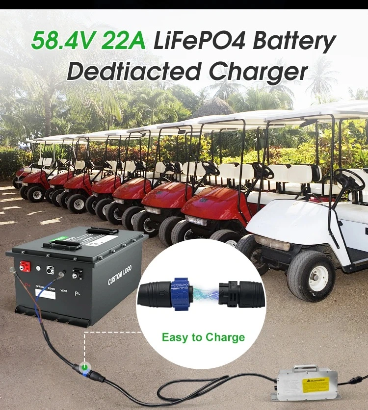 Customized 48V 105ah LiFePO4 Deep Cycle Lithium Ion Golf Cart Battery Conversion Kit
