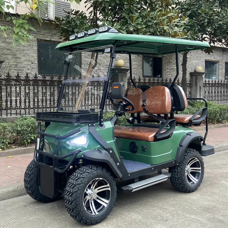 MMC Brand Mobility Scooters 72V 2+2 -Seater Hunting Car with Lead-Acid/ Lithium Battery 5000W Big Power Electric Golf Cart