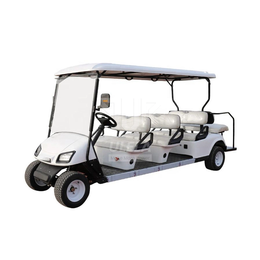 Ulela Nearest Golf Cart Dealer 30% Max Driving Slope High End Golf Cart China 8 Seater Golf Power Cart