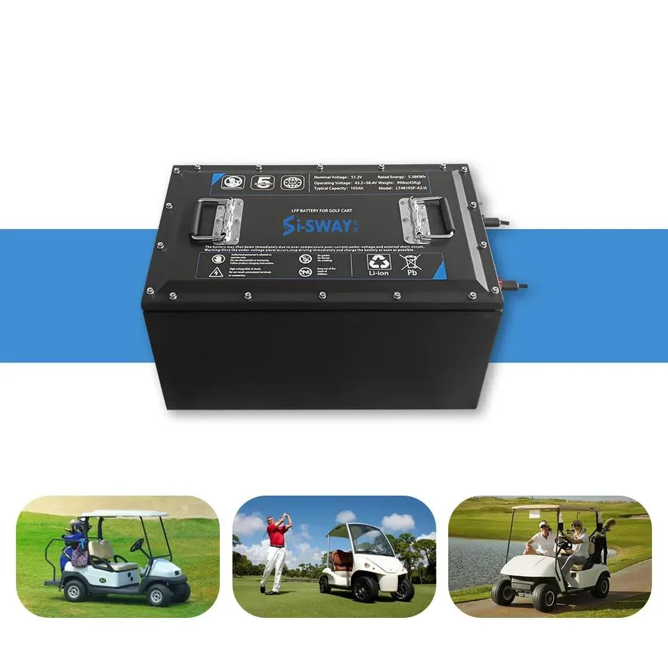 Electric Golf Cart Battery 36V 48V 72V 50ah 100ah 105ah 160ah Golf Cart Lithium Ion LiFePO4 Battery Pack for Golf Car