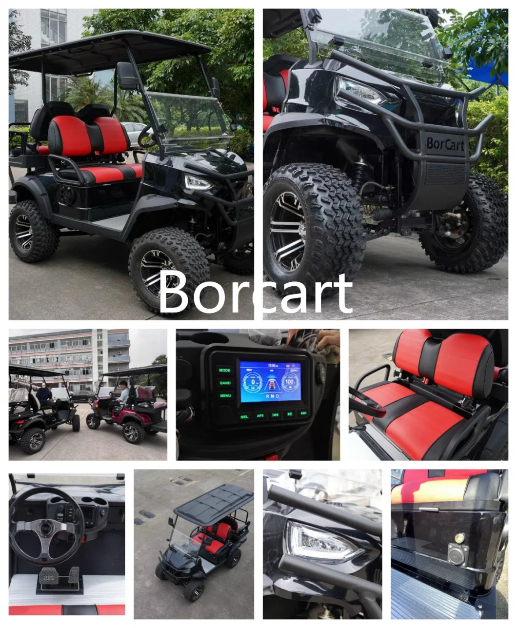 Factory Direct Utility Golf Carts for Sale Electric Golf Buggy China Supplier LiFePO4 48V/72V Lithium Battery