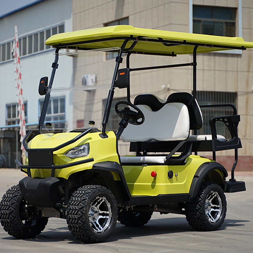 Battery Powered 2 4 6 Passenger Seats Electric Utility Cargo Golf Cart Truck with Long Range