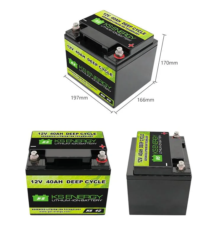 Best SLA Battery Replacement Lithium Battery 12V 40ah 60ah 80ah 120ah LiFePO4 Batteries for Golf Cart/RV/Solar System/UPS