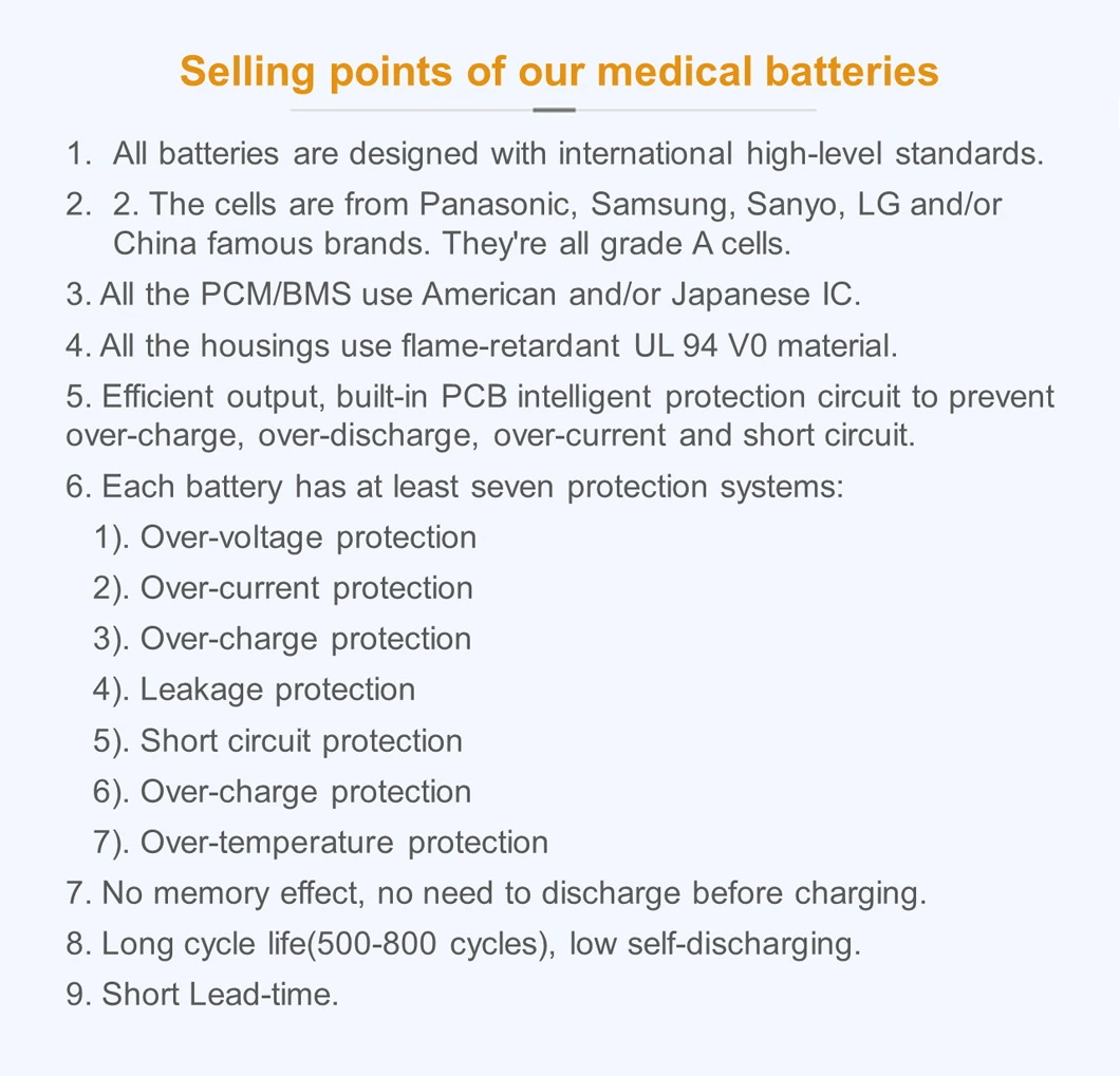 for Physio-Control Lifepak 9 Medtronic Lifepak 9 Medical Battery Defibrillator Battery