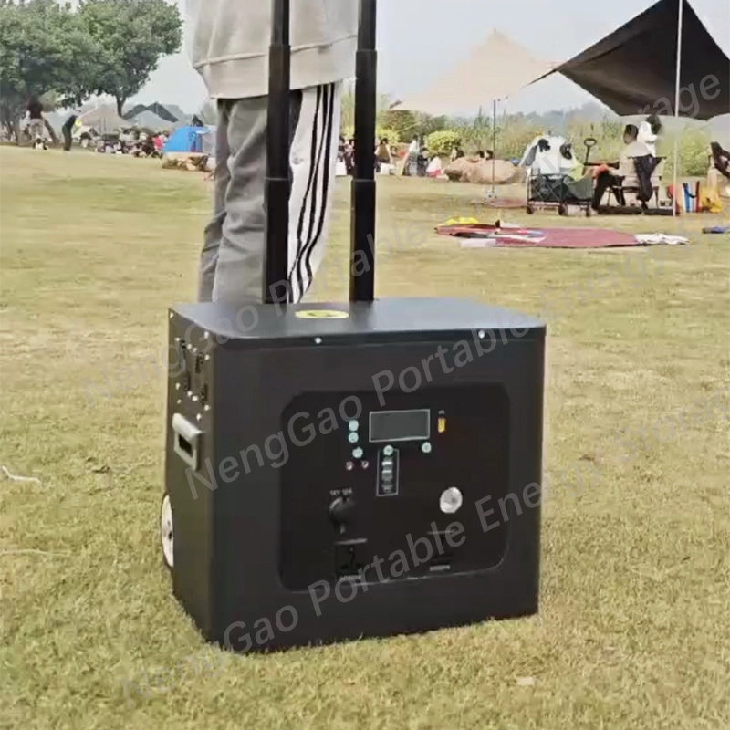 3kwh Mobile Emergency Outdoor Solar Battery Power Supply Portable Energy Storage Power Supply Station