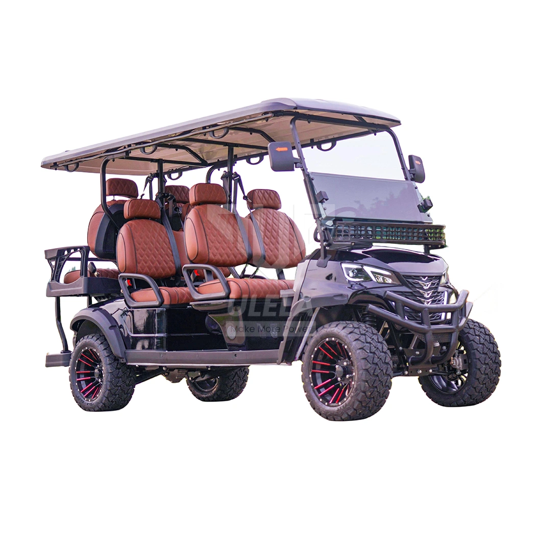 Ulela Golf Cart Distributors &lt;4m Brakes Distance Golf Cart 2 Seat China 6 Seater 36V Lithium Battery Golf Cart