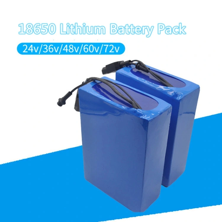 24V 36V 48V 60V 72V 10ah 20ah 30ah 50ah 70ah 90ah Agv E-Bike Battery Pack Customizable 18650 Lithium-Ion Battery for Electric Tricycles Electric Scooters Agvs