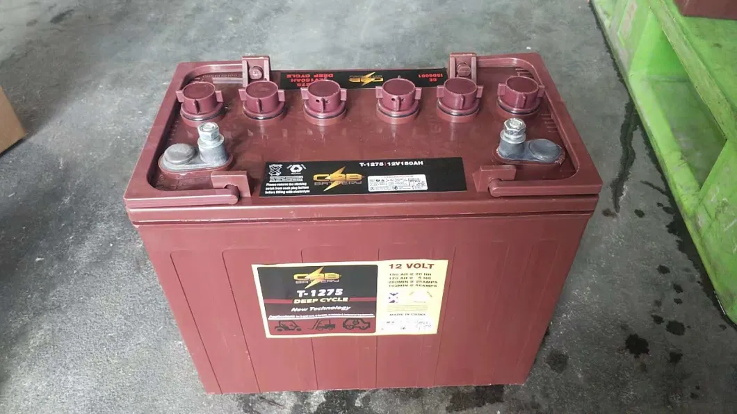 Golf Cart Electric Battery for Electric Vehicles T875 Lead-Acid Forklift Battery