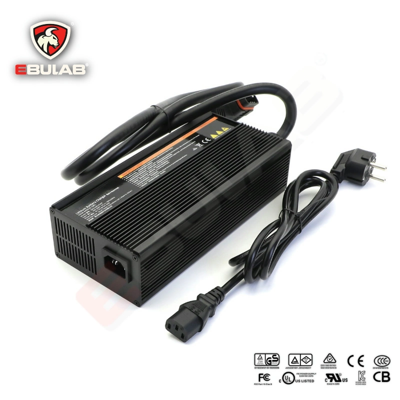 OEM Fast Charger Scooter Golf Cart RV 12V 24V 36V 48V 48 Volt 10A 20A 25A LiFePO4 Smart Lithium Ion Battery Charger