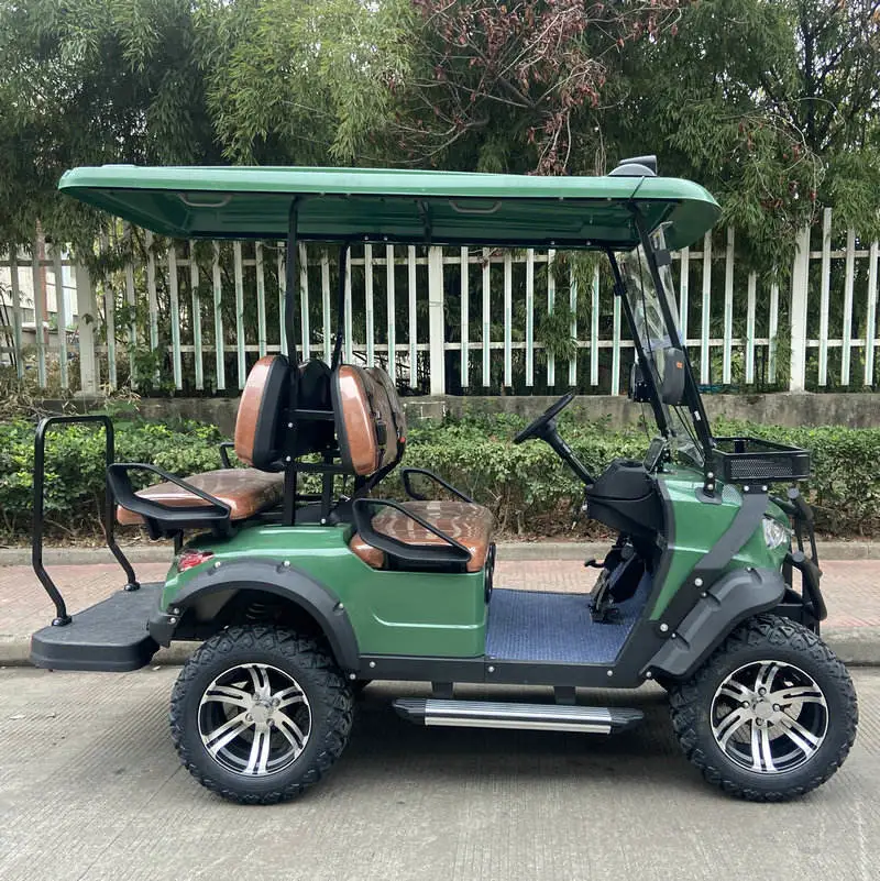 MMC Brand Mobility Scooters 72V 2+2 -Seater Hunting Car with Lead-Acid/ Lithium Battery 5000W Big Power Electric Golf Cart