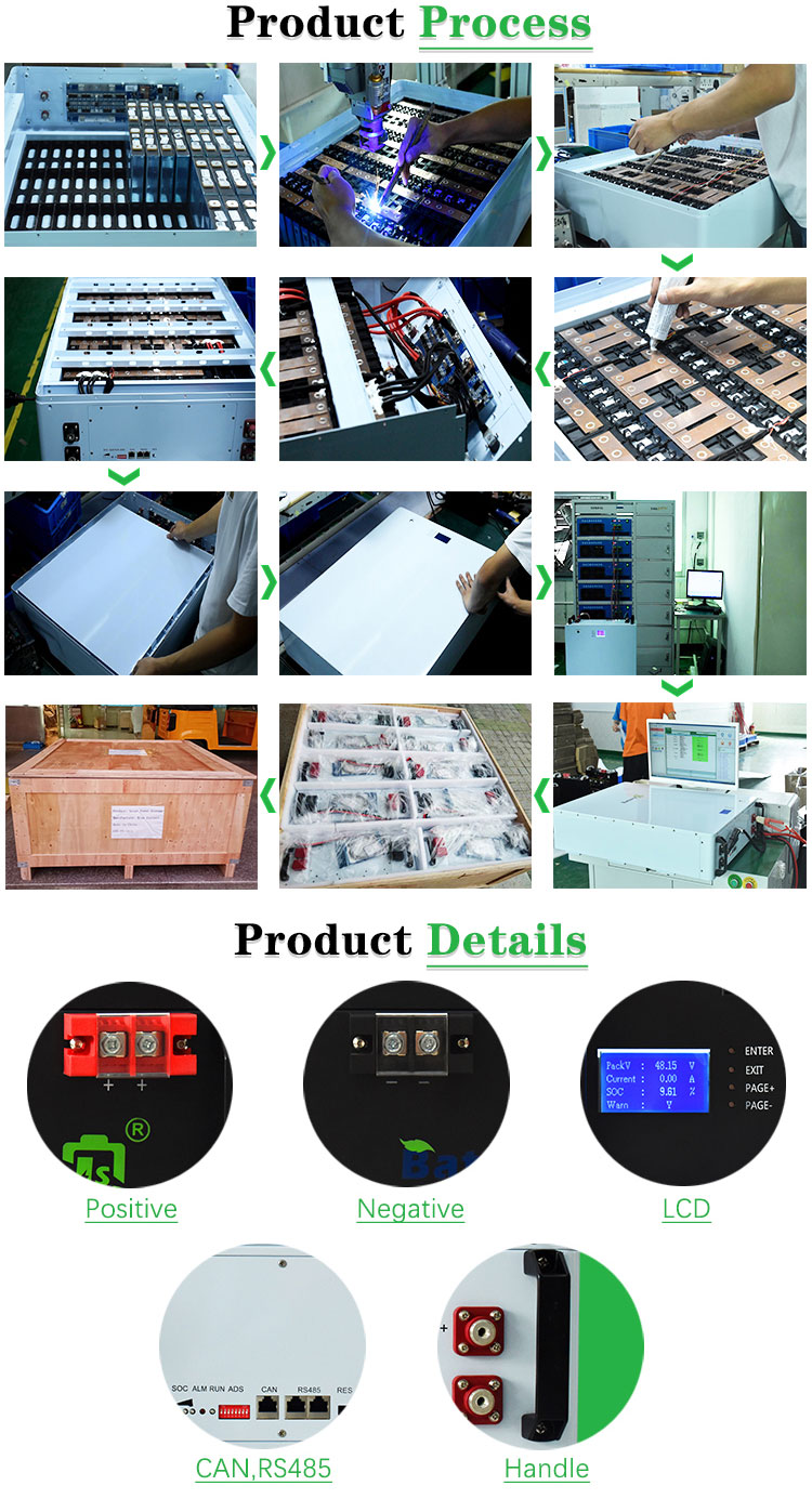 OEM Li-ion Lithium 48V 100ah 200ah LiFePO4 Electric Forklift Solar Energy Storage Battery Pack