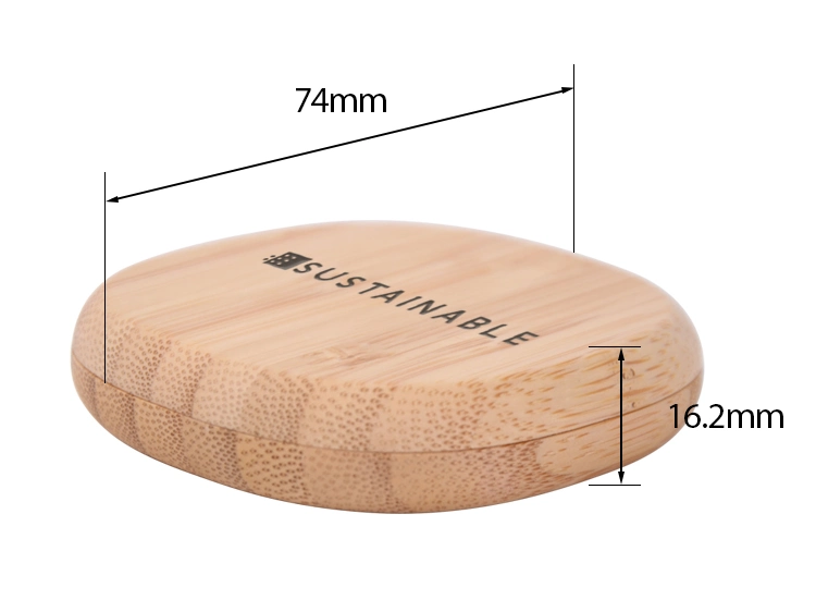 Manufacturers Magnetic Large Biodegradable Reusable Bamboo Empty Cosmetic Packaging