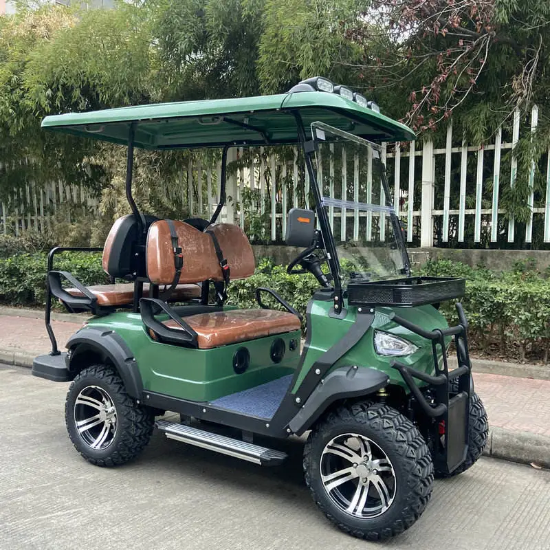 MMC Brand Mobility Scooters 72V 2+2 -Seater Hunting Car with Lead-Acid/ Lithium Battery 5000W Big Power Electric Golf Cart