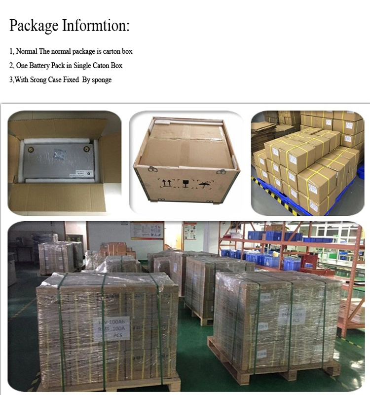 Customized Large Capacity Lithium-Ion/LiFePO4 Battery 48V 200ah Battery Pack for Forklift with Communications