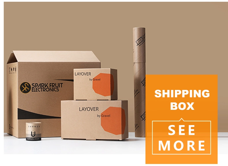 Ready to Ship Big Orange Folding Paper Box Package for Boys&prime; Sweatpants