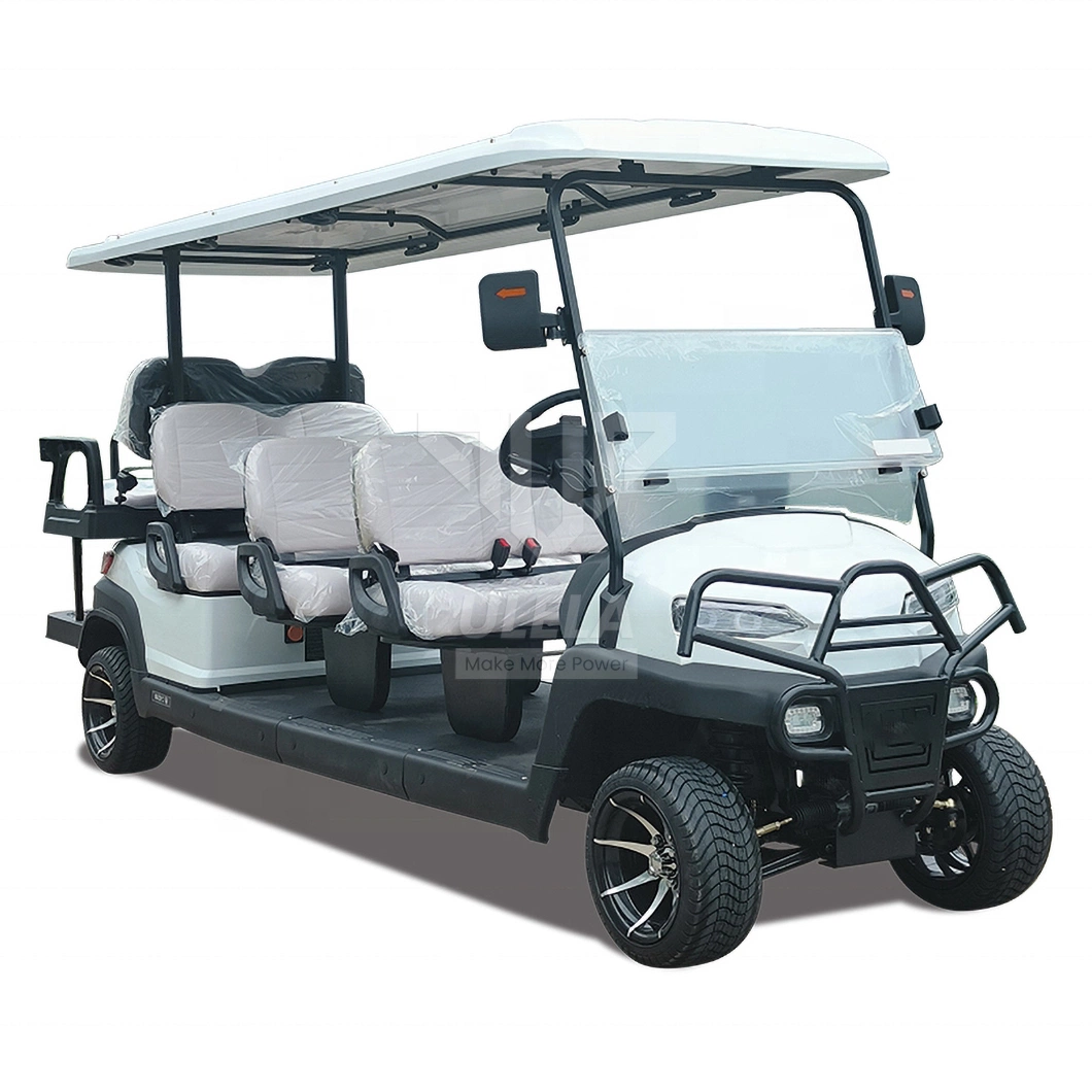 Ulela Nearest Golf Cart Dealer 30% Max Driving Slope High End Golf Cart China 8 Seater Golf Power Cart