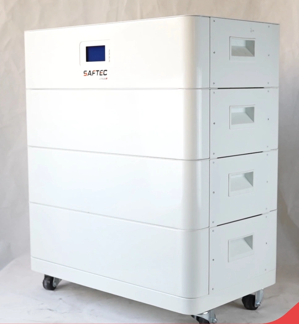 Stacked Solar Residential 48V 50ah 75ah 100ah 120ah 150ah 200ah 260ah Solar Energy Storage Lithium UPS Lithium Ion LiFePO4 Battery Pack with Wheels