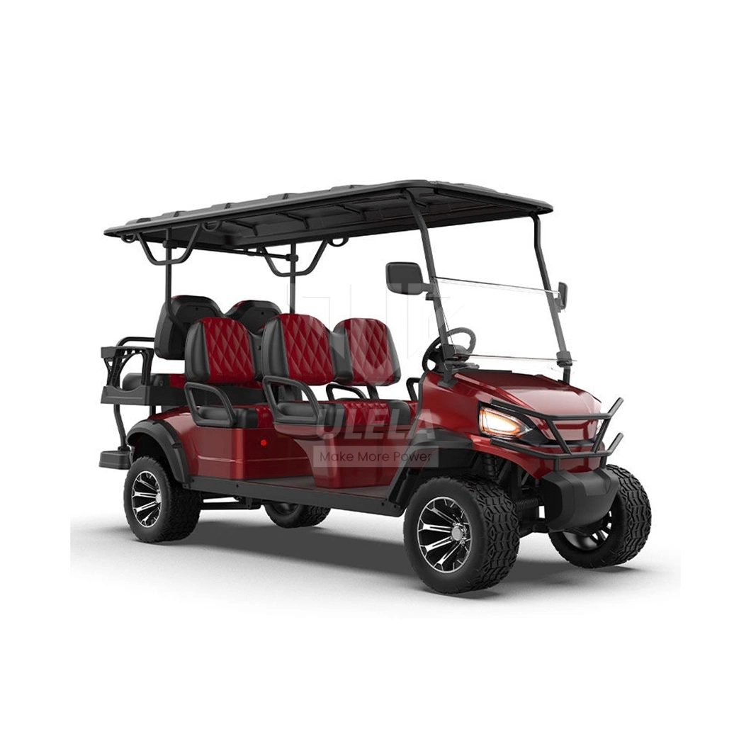 Ulela Golf Cart Distributors &lt;4m Brakes Distance Golf Cart 2 Seat China 6 Seater 36V Lithium Battery Golf Cart