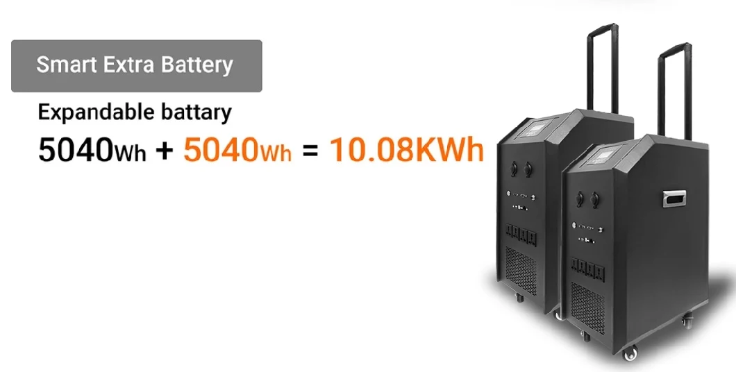 DJ-PS5000W Mobile Emergency Outdoor Solar Battery Power Supply Movable Storage Station Power Supply