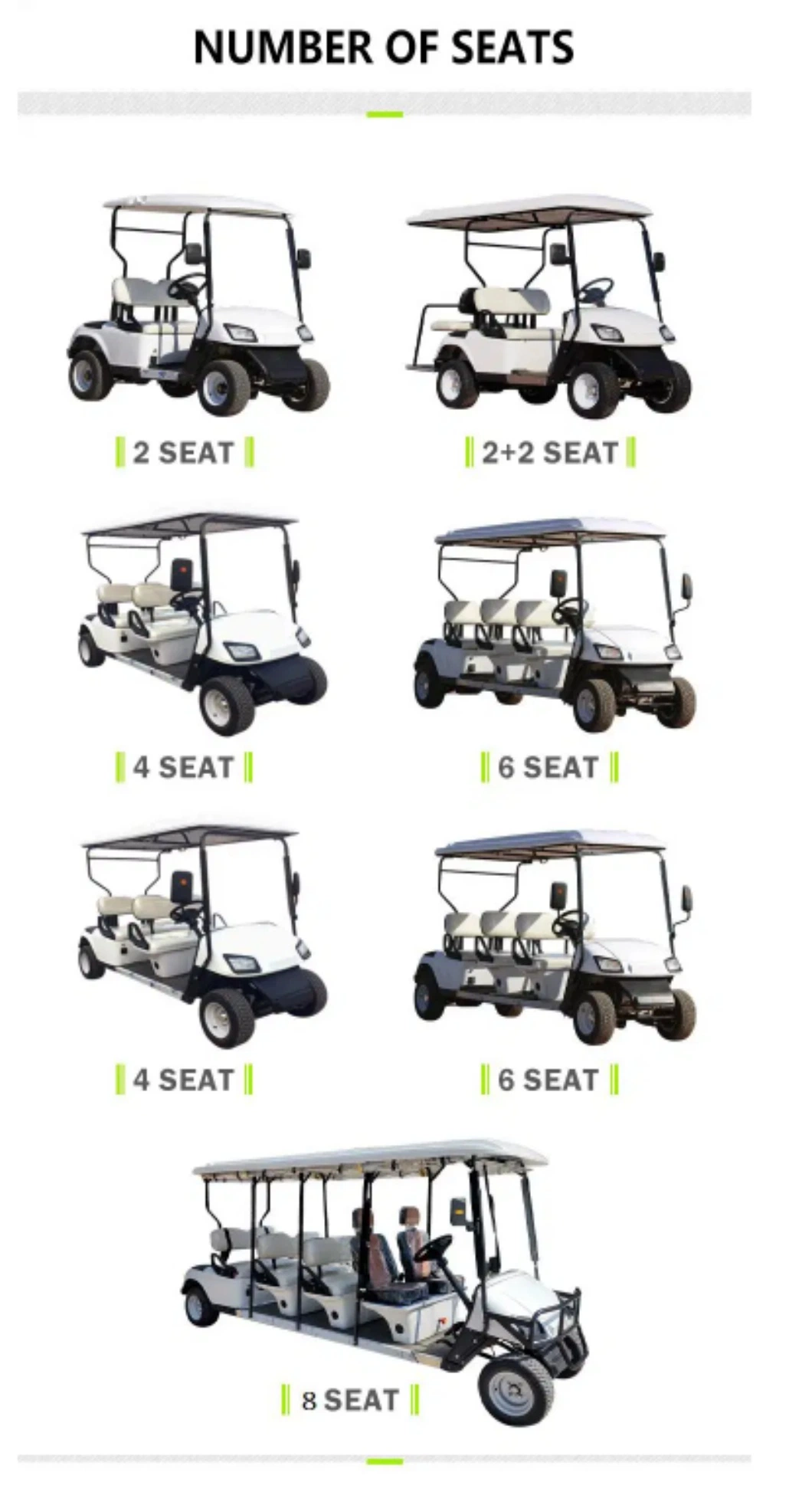 Supreme Comfort, Customizable Design, Long-Range Battery, Easy Maintenance, Ideal for Hotels and Villas 8-Seater Custom Golf Cart, 8-Seater Custom Golf Cart,