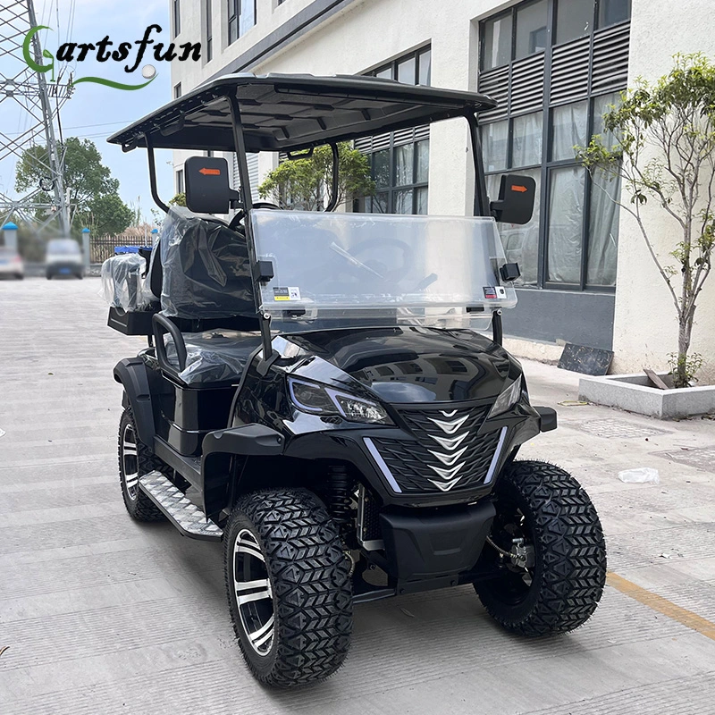 Best Prices 4 Seater 4 Wheel Lithium-Ion Battery Lifted Electric Golf Cart 72V with Aluminum Frame