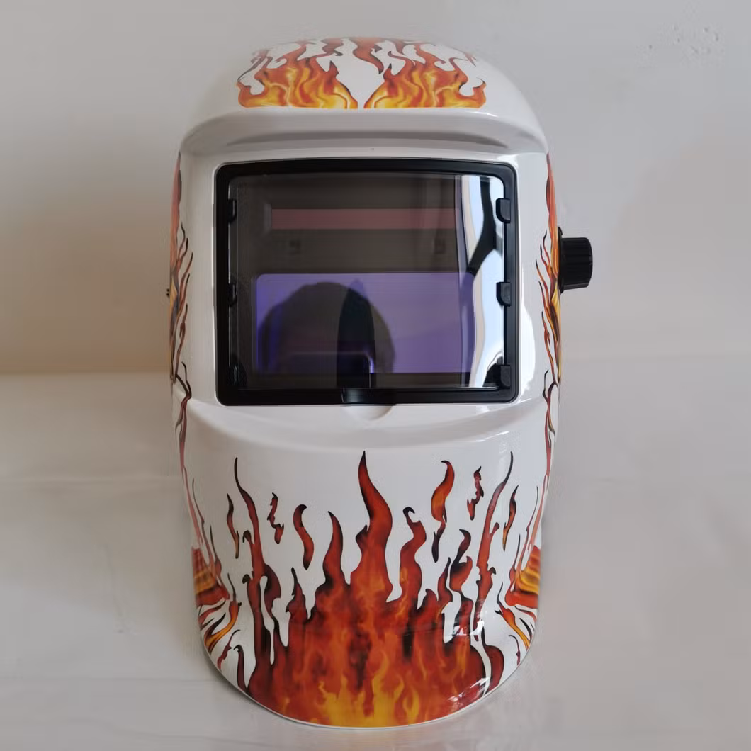 Auto Darkening Full Face Welding Mask External Solar Cells Lithium Batteries Plastic Welding Head Shield