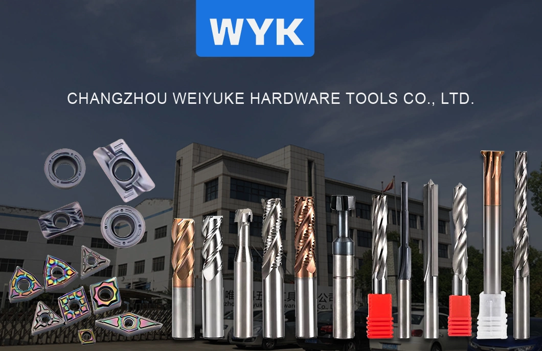 Wyk Customized Double Head Drill Bits HRC60 High Speed Tungsten Steel Centering Point Drilling Machine Carbide Point Drilling for Steel