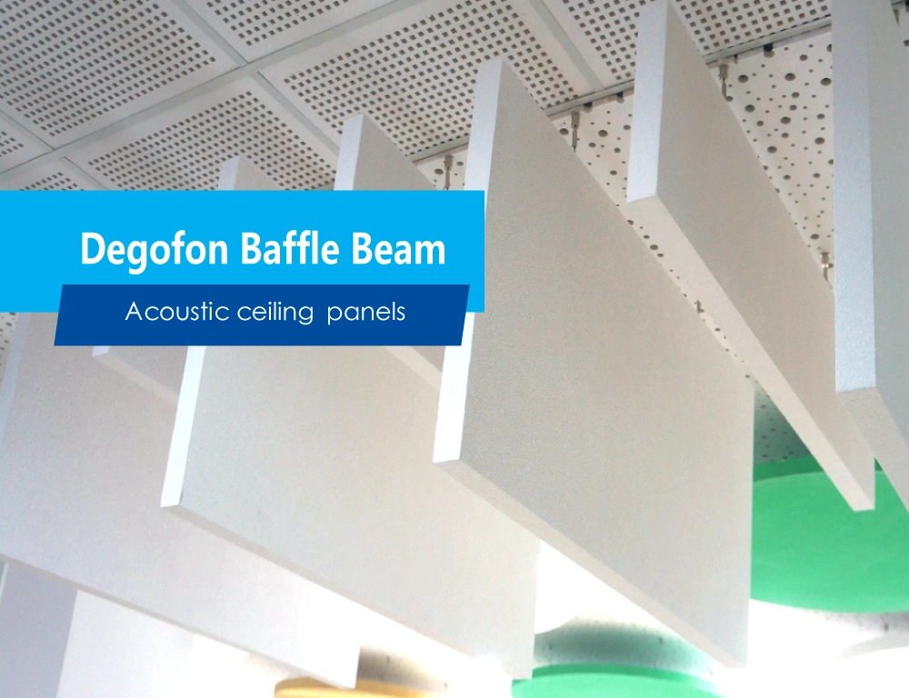 Free Suspension Acoustic Cloud Glass Wool Ceiling Panles