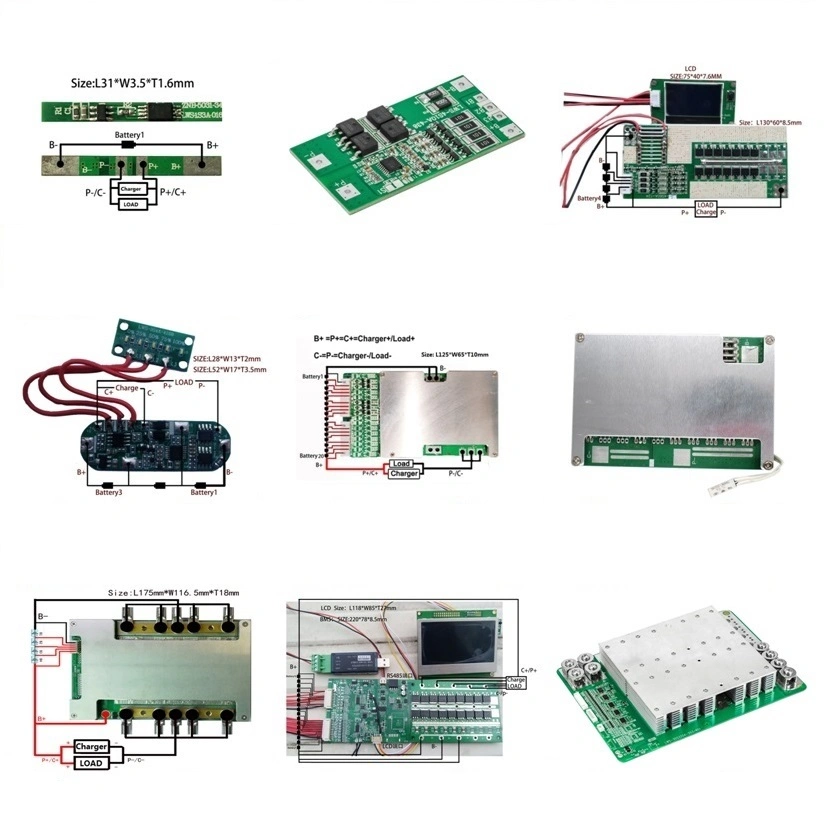 4s~20s LiFePO4 BMS 200A 300A 350A High Current with Balance Charge