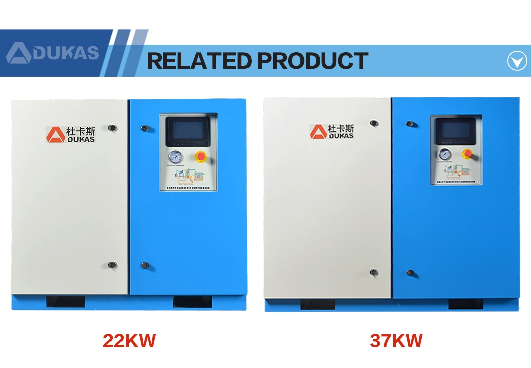 2024 Hot Sale Heavy Duty Industrial Rotary 30HP 0.7-1.6MPa 22kw Screw Air Compressor