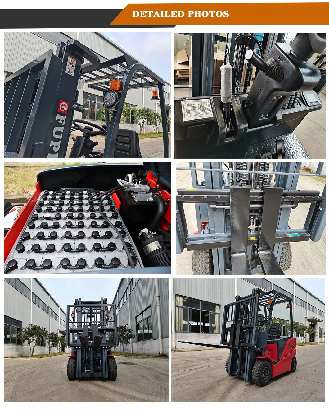 Top Sale Guaranteed Toyota Technology 1 Ton 2 Ton 3 Ton 5ton Battery Operated Full Electric Forklift for Sale