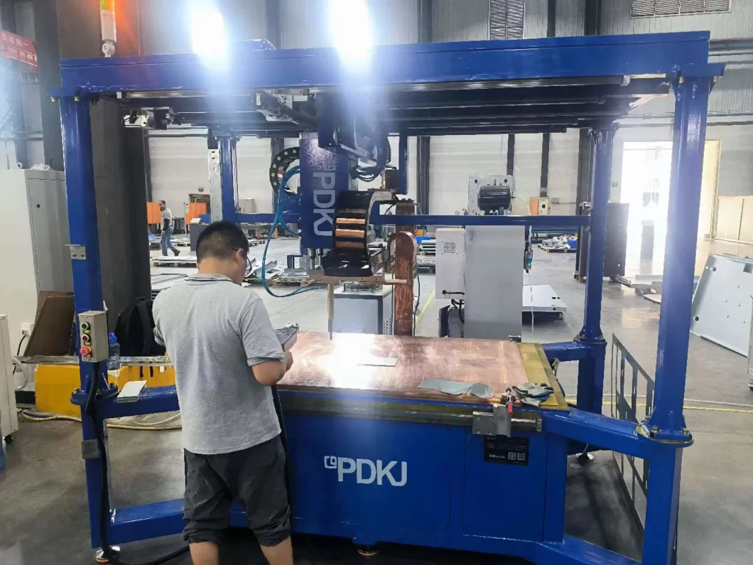 Gantry Non-Standard Special Welder Price, Customized Automatic Resistance Spot Welding Machine for Sheet Metal Industry, Welded Big Size Galvanized Sheet Plate.