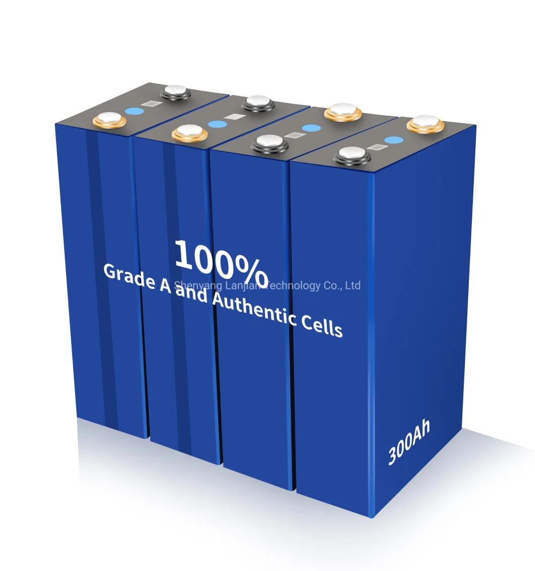 300ah 3.2V Cells Lithium Iron Phosphate LiFePO4 Prismatic Deep Cell Battery for Storing Solar Energ Home Spares