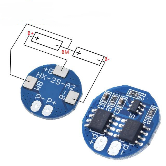 PCBA Manufacturer 2s 7.4V 5A BMS Li-ion/Lipo Batteries Pack PCM PCB