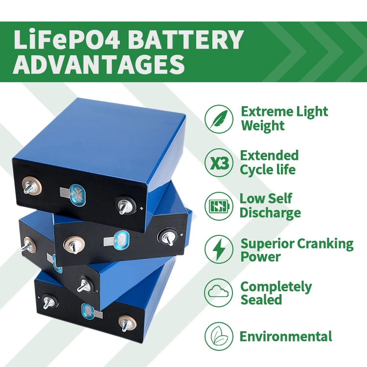 Long Range Rechargeable Big Battery New Prismatic LiFePO4 Lithium Phosphate Battery Cell