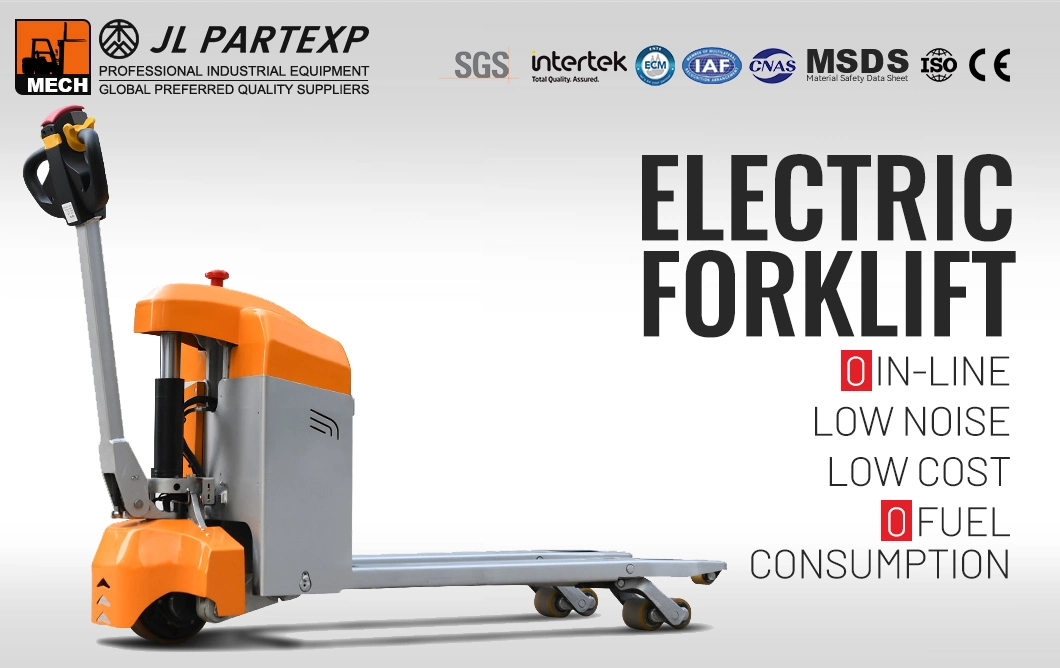 Warehouse Equipments Pallet Jack 2ton 3 Ton Electric Pallet Forklift Truck with Lithium Battery