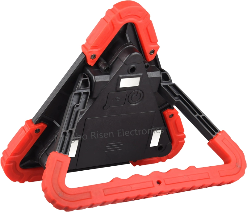 Multi-Function COB Rechargeable Triangle Car Repair COB Traffic Warning