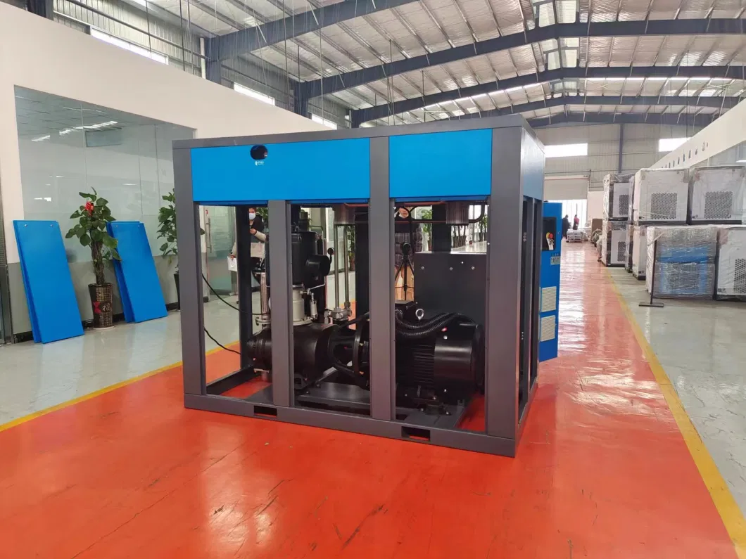 Airstone 37kw 75kw 90kw 110kw 132kw Water Air Cooling Industrial Permanent Magnet Variable Speed Inverter Rotary Screw Air Compressor