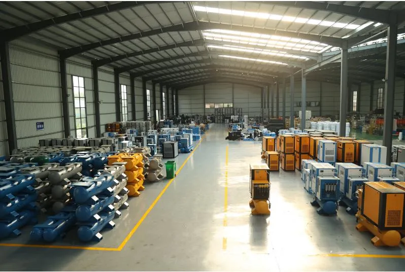 China Outstanding Low Pressure Industrial Electric Oil Less Small Rotary Screw Air Compressors Prices on Sale