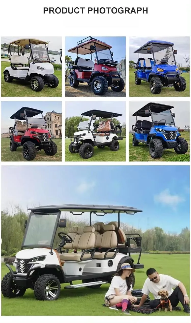 Custom-Built 2+2 Seats Golf Cart From China Supplier