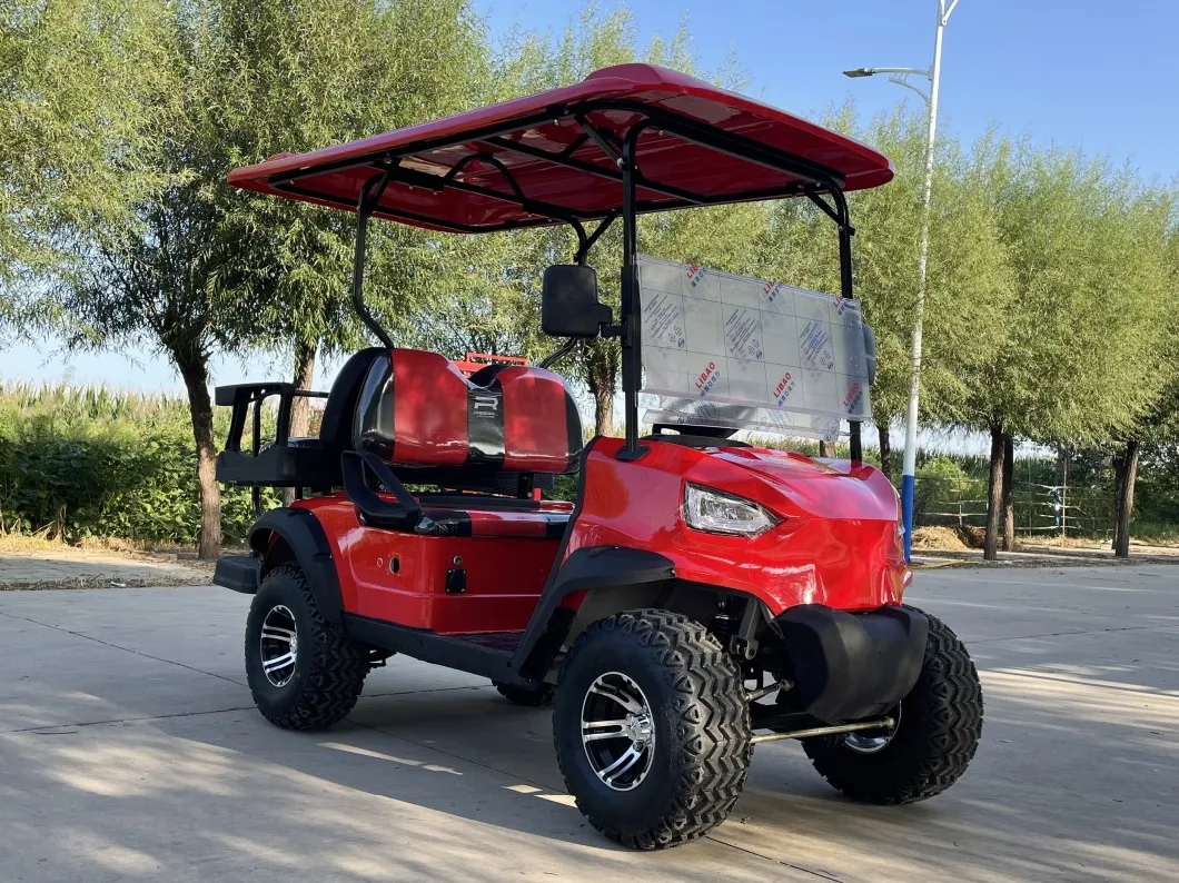 4 Seater 72V 4kw Lithium Battery Lifted Electric off Road Golf Carts