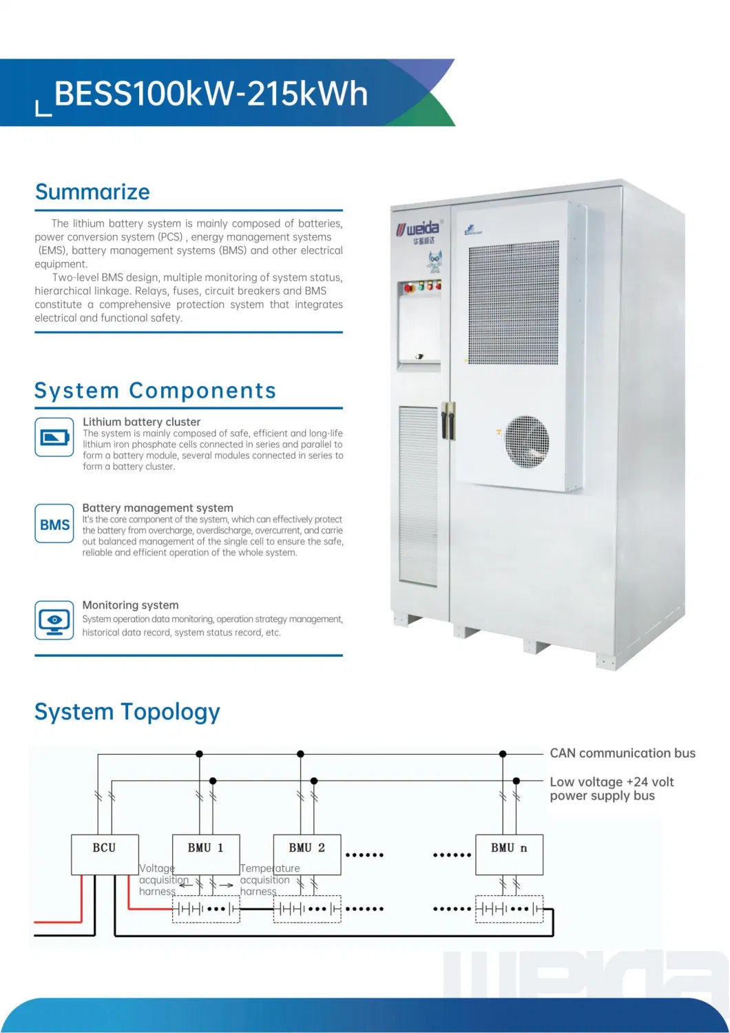 Lithium Battery Storage Cabinet (BESS)