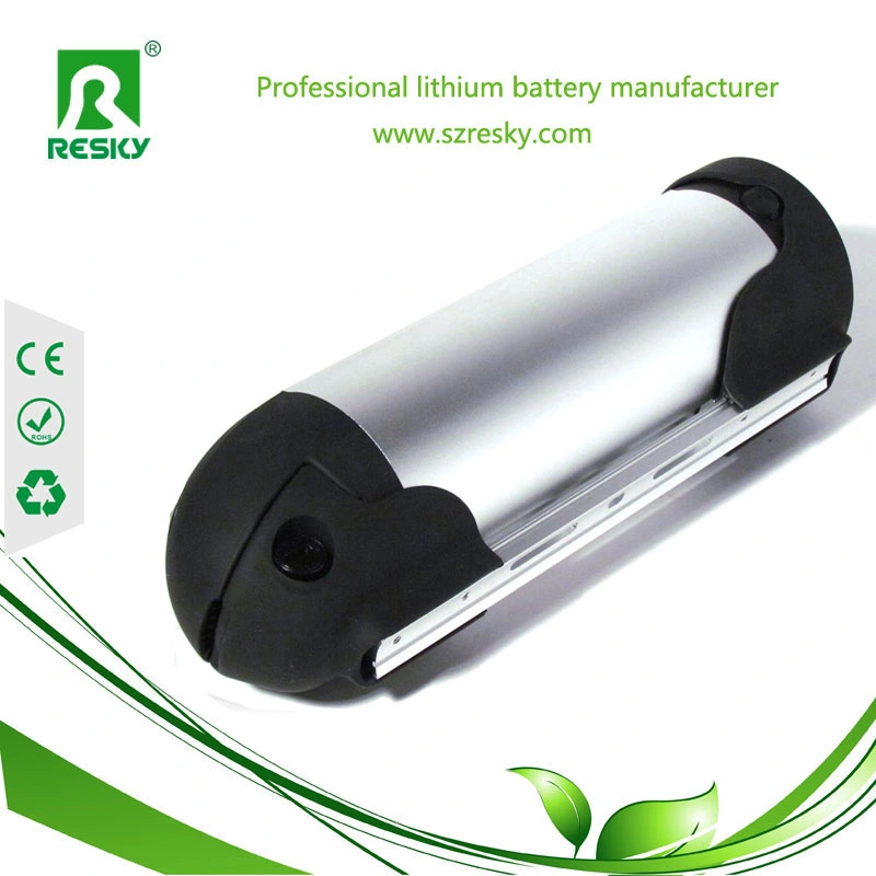 36V 9ah Dolphin Tube Li-ion Battery with BMS for Ebike