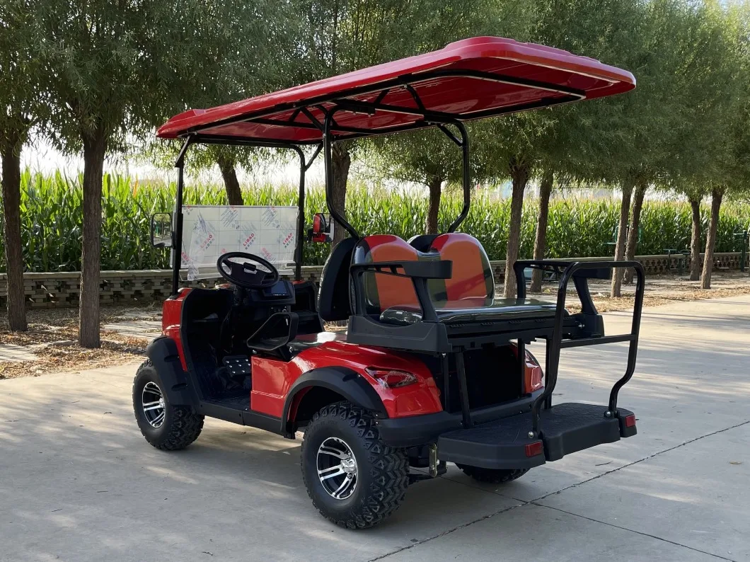 4 Seater 72V 4kw Lithium Battery Lifted Electric off Road Golf Carts