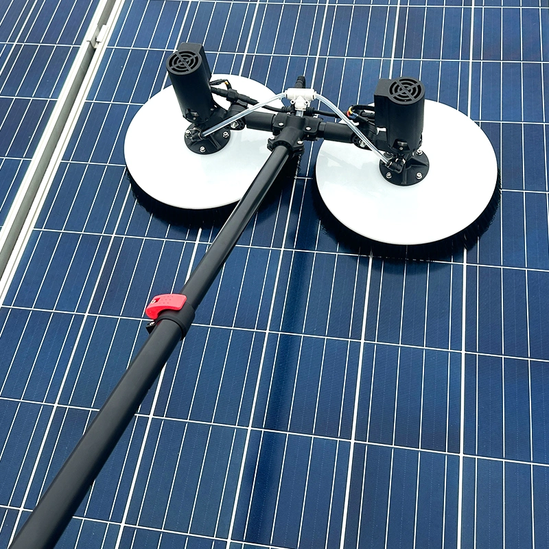 High Quality Lightweight Double-Head 3.2/5.5/7.2m Rotating Solar Panel Cleaning Brush